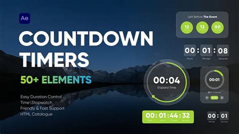 Countdown Timer After Effects Template
